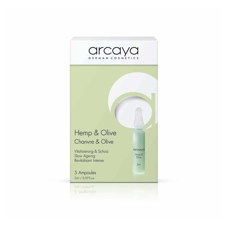 ampoule arcaya chanvre et huile d'olive