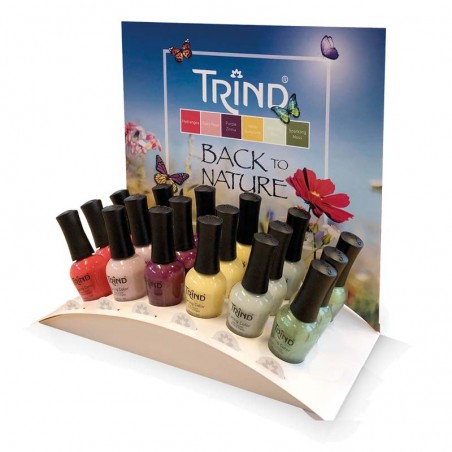 Trind Display Caring Color Back to Nature 18 x 9ml
