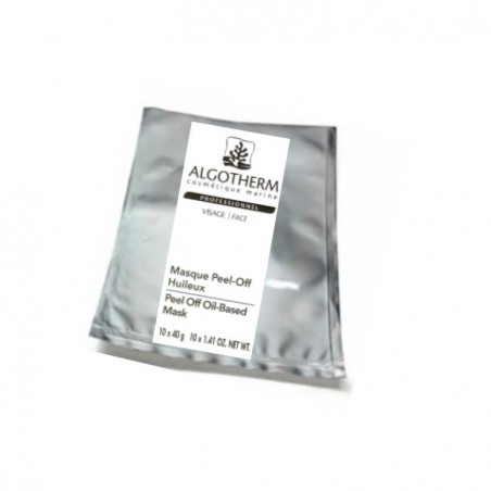ALGOTHERM  Masque Peel-Off Huileux, 10 sachets 40g