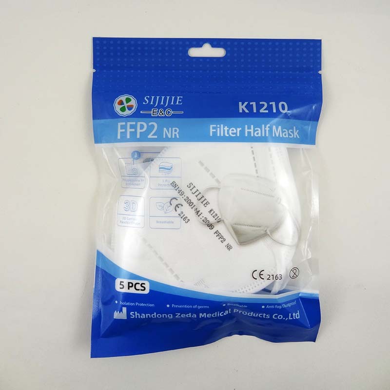 Masques FFP2 - N95 certifié CE, 5 pièces